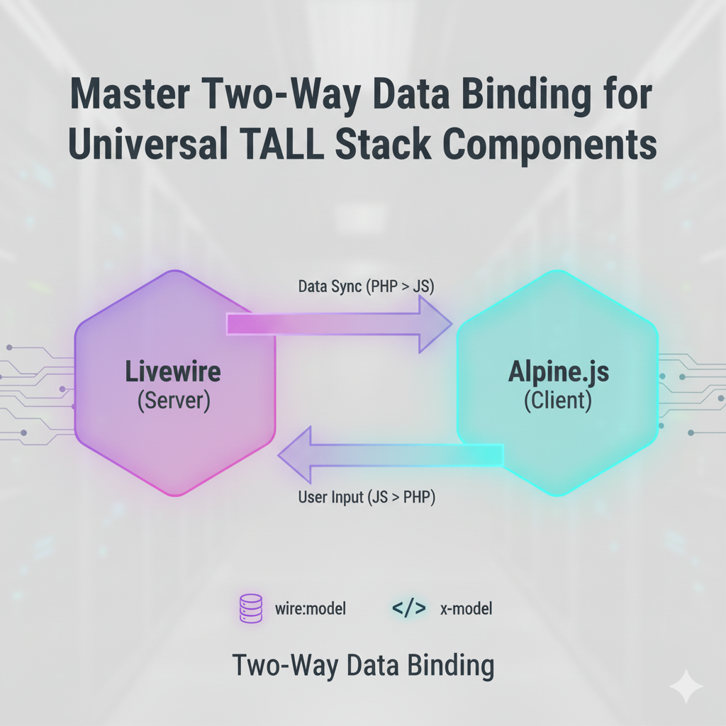 Building Reusable TALL Stack Components with wire:model & x-model